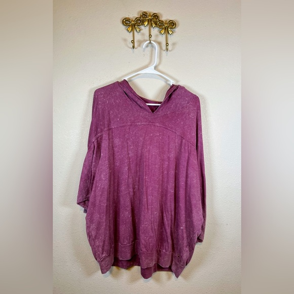 Livi Active Dusty Rose Hoodie Lightweight 3/4 Sleeve activeweare. Size 14/16 - Picture 1 of 4